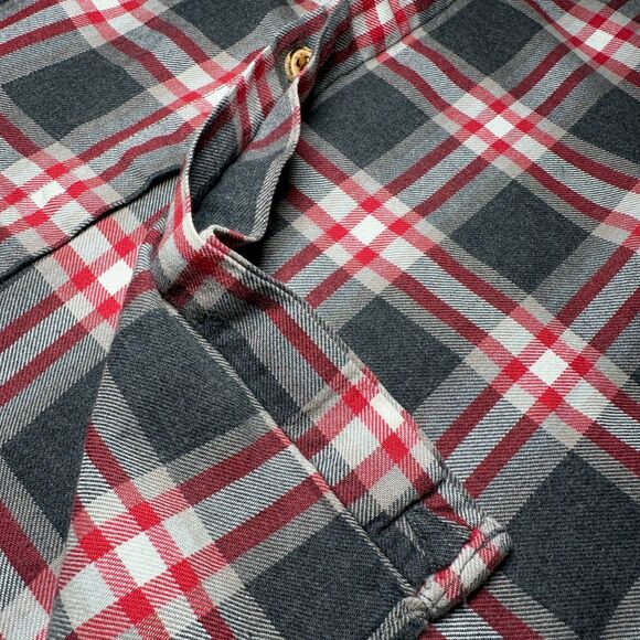 Levi's Made & Crafted Plaid Shirt Concealed Plackets EU Sz 3 US Medium / Large - Picture 11 of 12